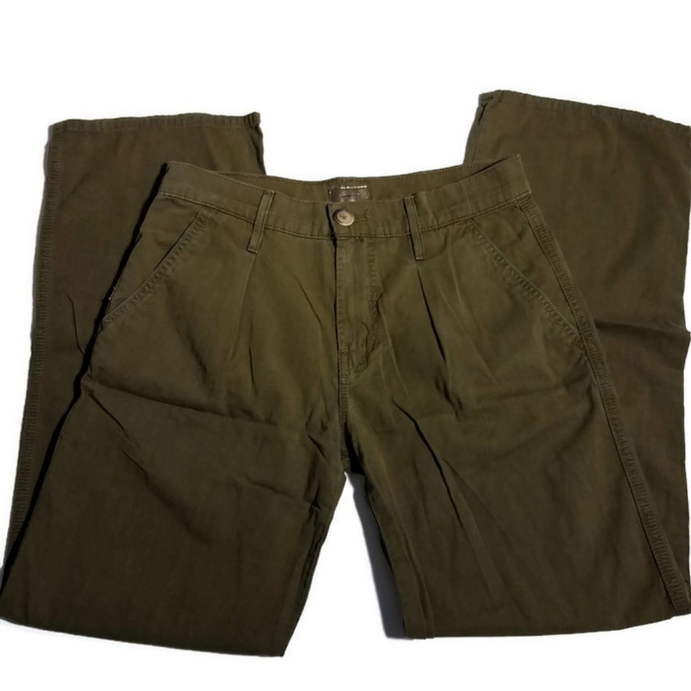 MOTHER The Greaser Prep Green Chino Pants Hula 25